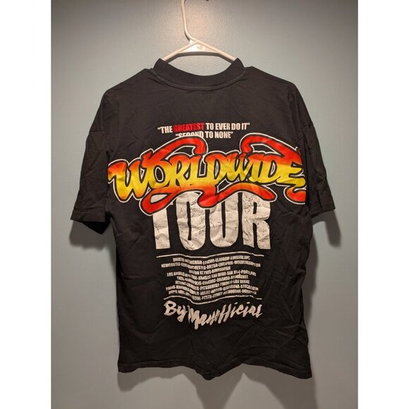 Boohooman Man Oversize Hip Hop Worldwide Tour Graphic Shirt - Picture 5 of 7